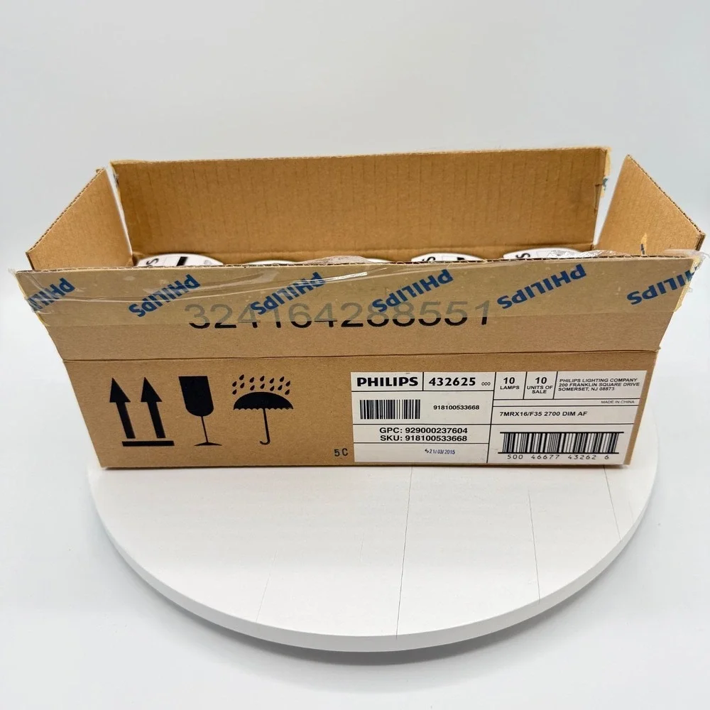 Case of Philips 7MRX16/F35 2700 DIM AF‎ LED LANDSCAPE LIGHTING LIGHTS 7 W MRX16